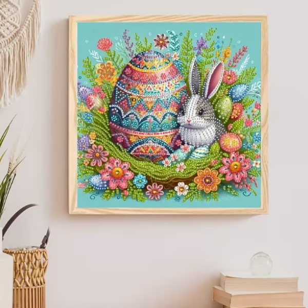 Diamond Painting Osterhase & Ei
